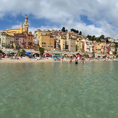 芒通Mansfield Vue Carte Postale Terrasse Piscine Calme Port A 200M A Pied公寓 外观 照片