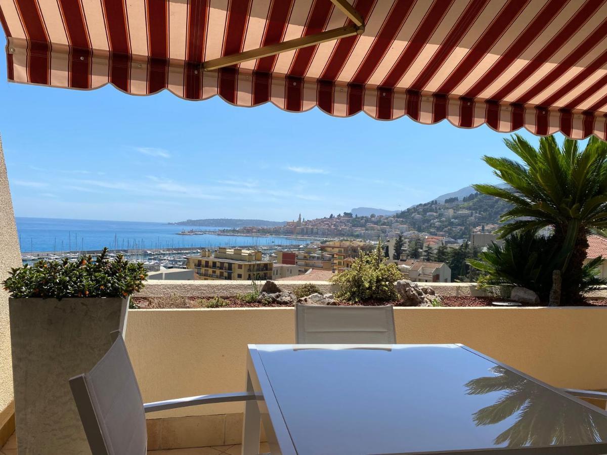 芒通Mansfield Vue Carte Postale Terrasse Piscine Calme Port A 200M A Pied公寓 外观 照片