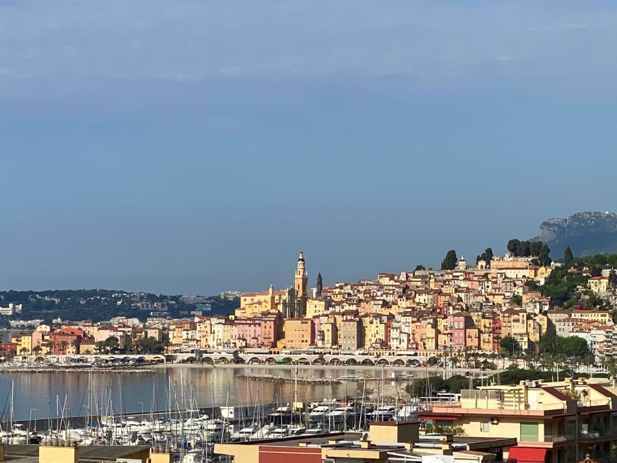 芒通Mansfield Vue Carte Postale Terrasse Piscine Calme Port A 200M A Pied公寓 外观 照片