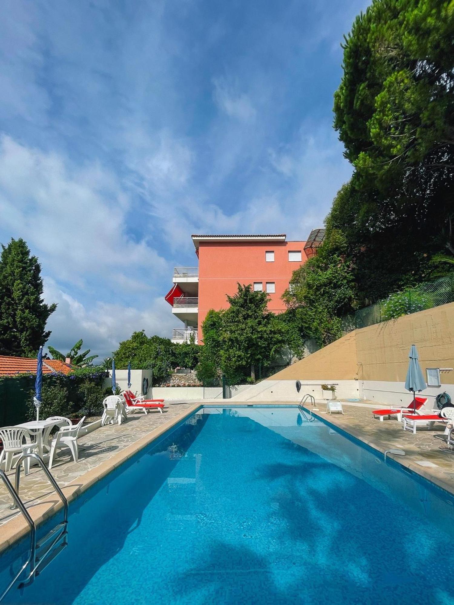 芒通Mansfield Vue Carte Postale Terrasse Piscine Calme Port A 200M A Pied公寓 外观 照片